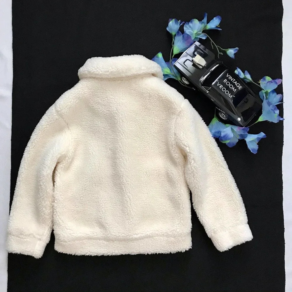 Elodie NWT Faux Shearling Spread Collar Jacket Girls Various - Picture 8 of 11